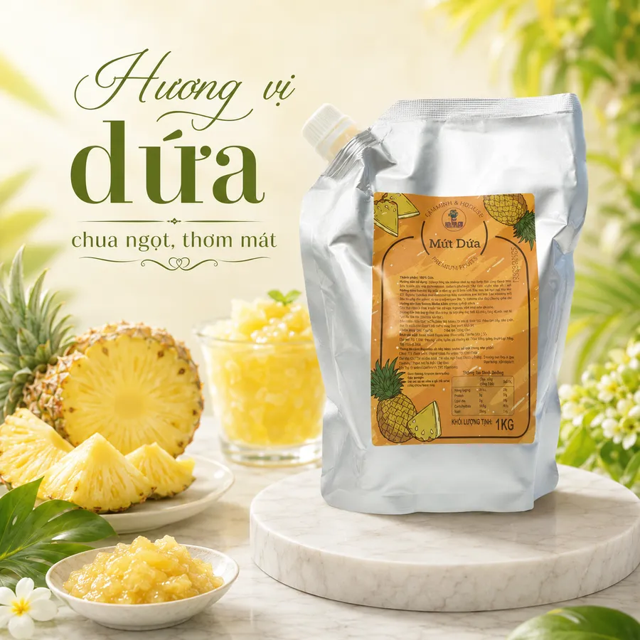 Mứt dứa (thơm) Lermao