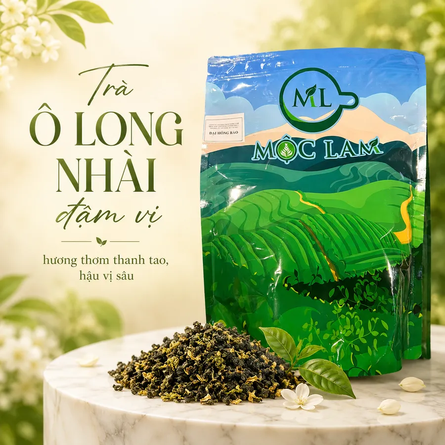 Trà ô long nhài đậm vị