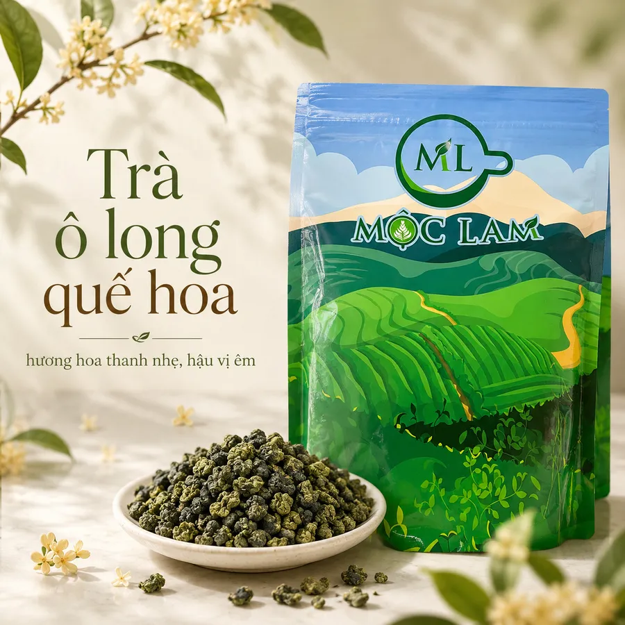 Trà ô long quế hoa