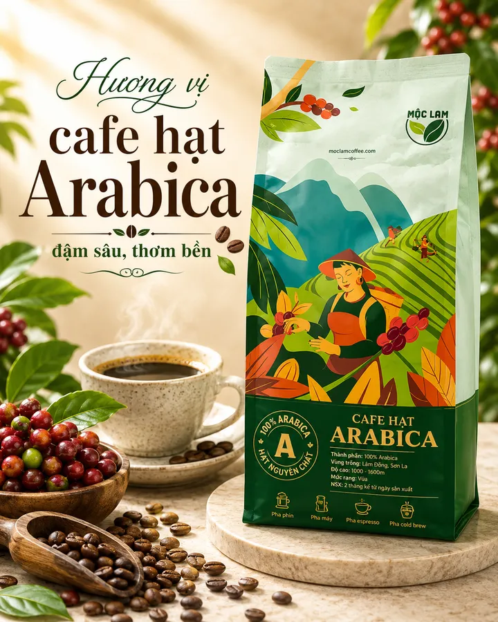 Cà phê hạt Arabica