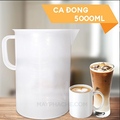 Ca định lượng 5000ml có nắp