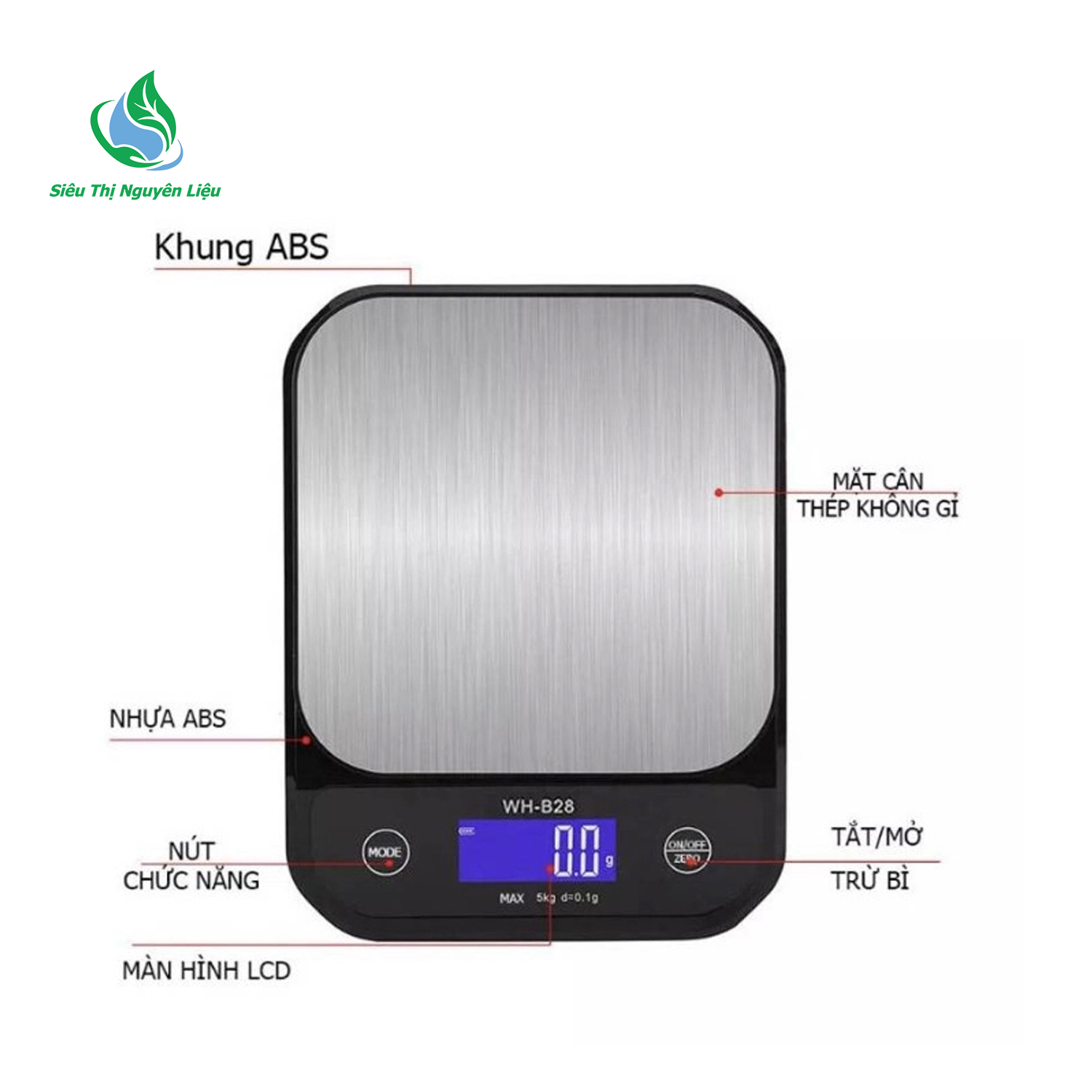 Cân điện tử chống nước C136