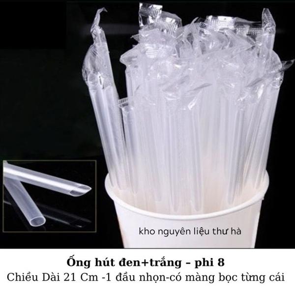 Ống hút trắng bọc màng phi 12 1kg