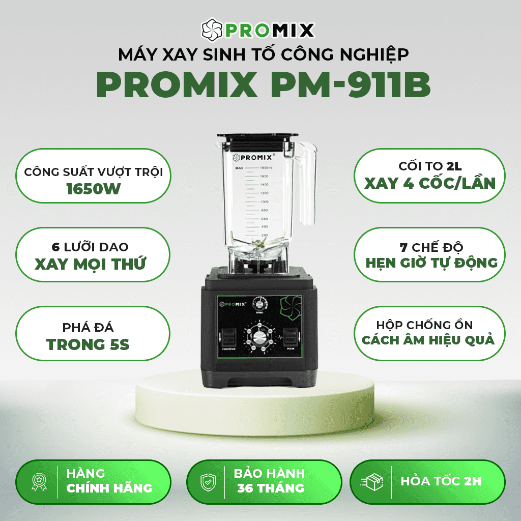 Máy xay sinh tố công nghiệp Promix 911B
