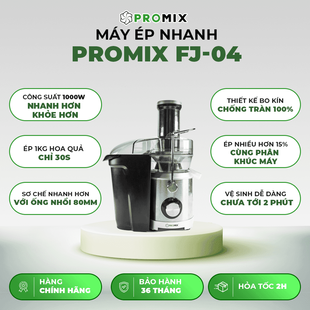 Máy ép hoa quả nhanh Promix FJ-04