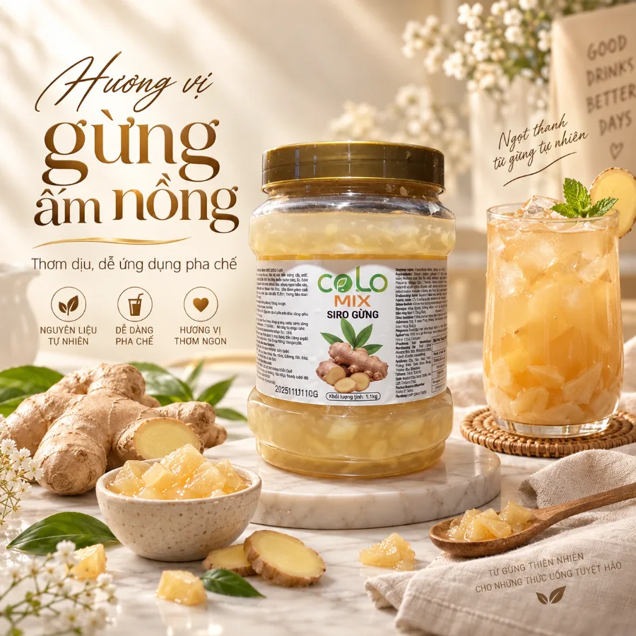 Mứt gừng Colomix