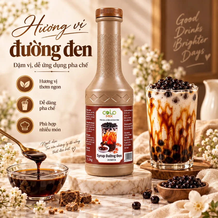Siro đường đen Colomix