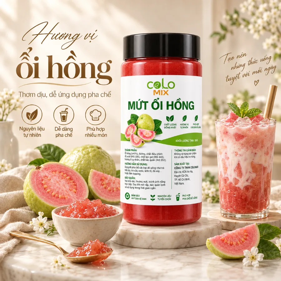 Mứt ổi hồng Colomix